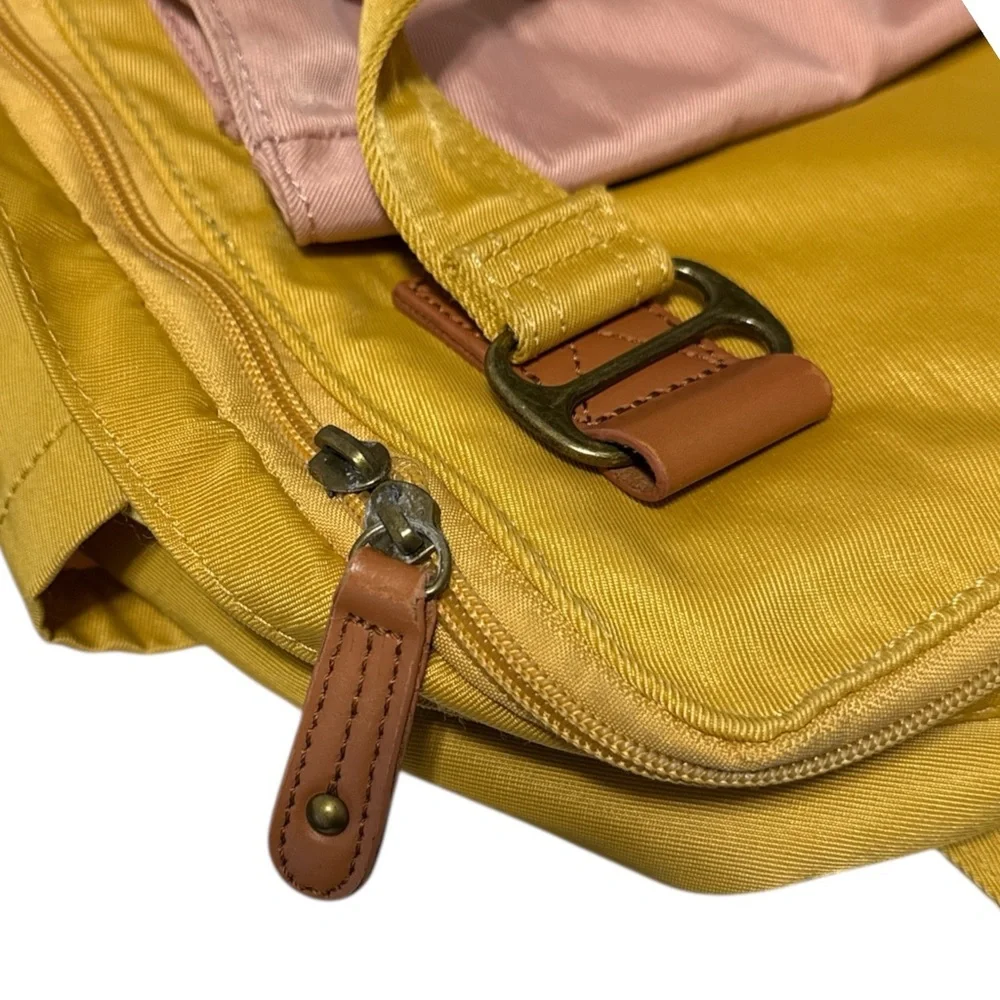 Stylish Yellow and Pink‎ Backpack by Doughnut